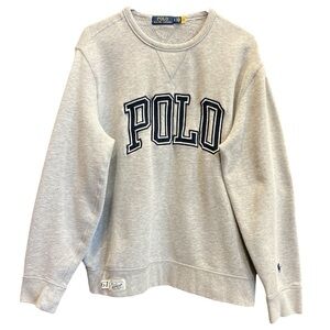 Polo RL Logo POLO 67 & the motto "Tried & True” Pullover Crew Neck Sweat Shirt L